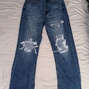 Women’s Distressed Blue Jeans Aeropostale